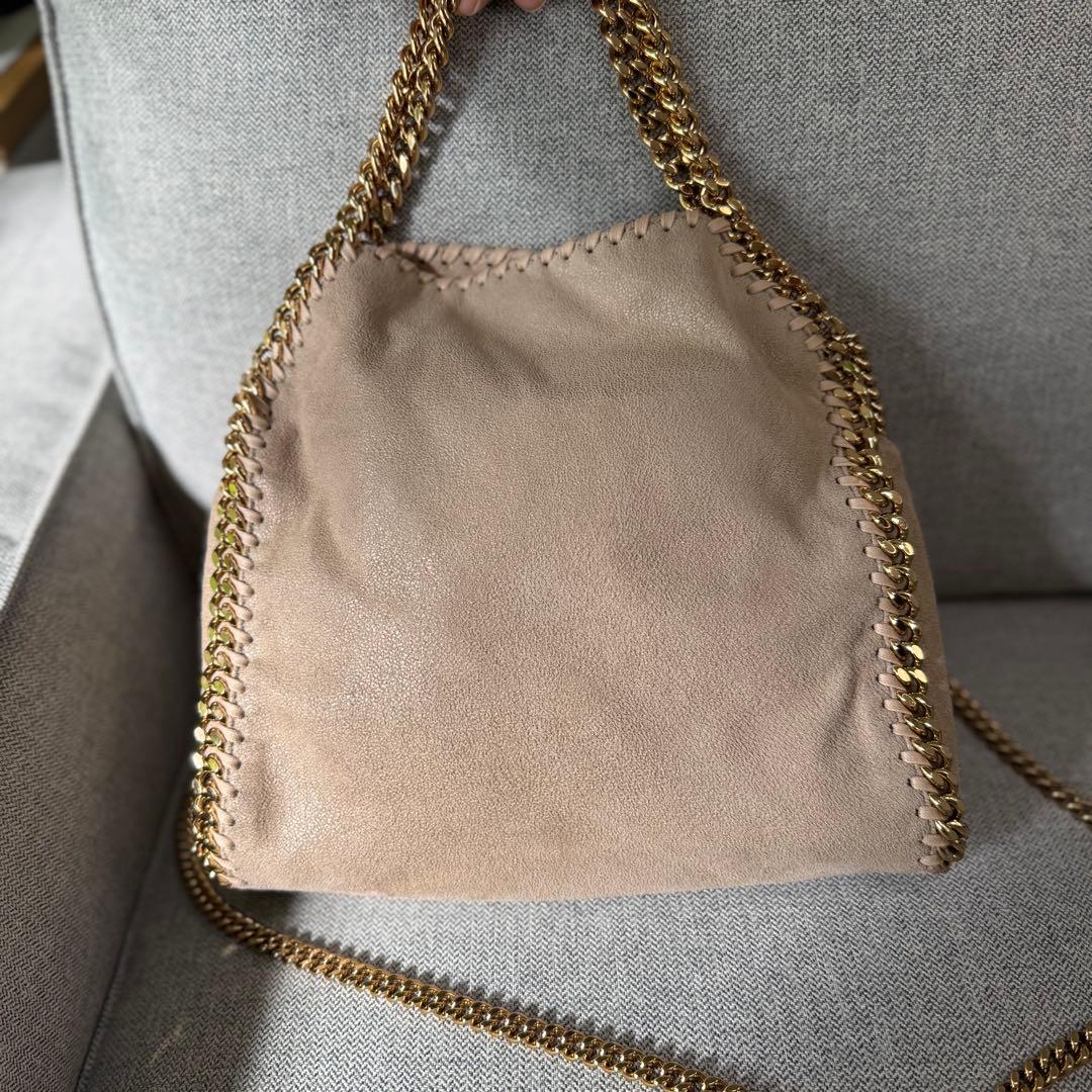 ステラ マッカートニー ファラベラ ミニ トートバッグ ベージュ ゴールド