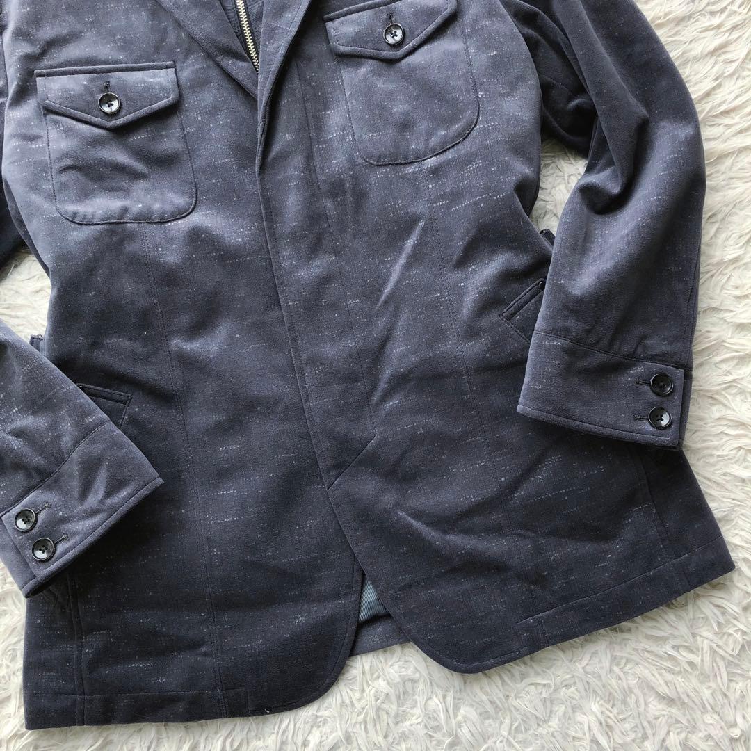 【極美品 2way】ダーバン　テーラードジャケット　L ベロア　ダウンライナー