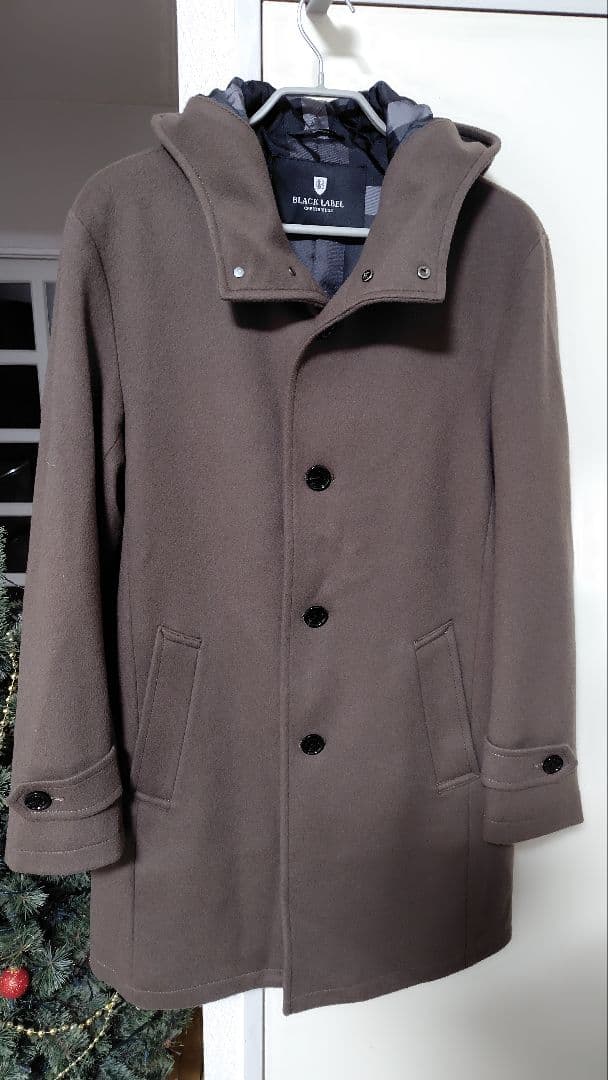 BLACK LABEL CRESTBRIDGE フーデットロングコート L