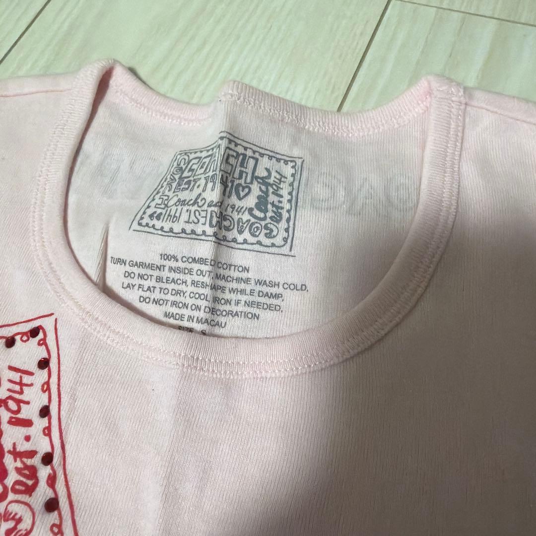 COACH POPPY ピンク Tシャツ