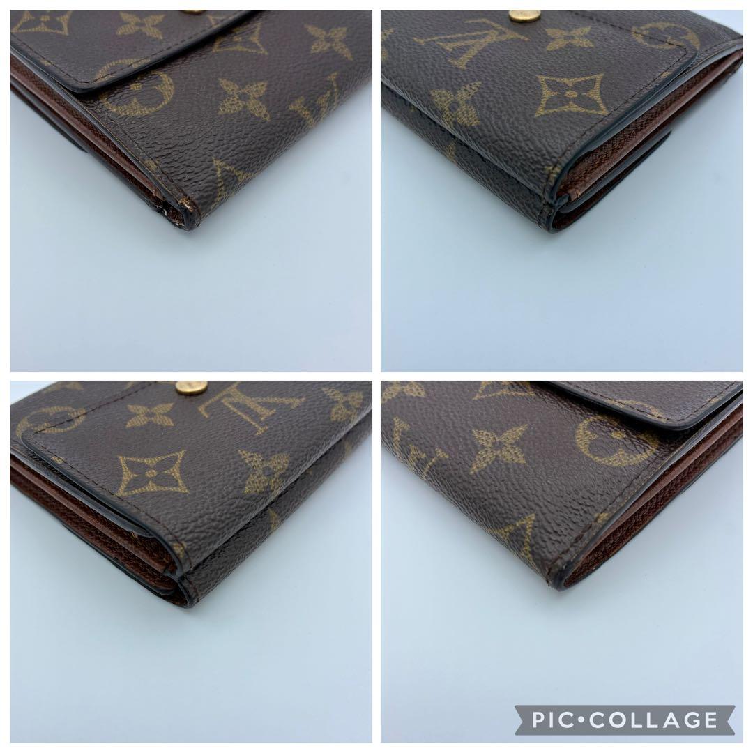 ルイヴィトン モノグラム ポルトモネ ビエ カルトクレディ　Wホック財布