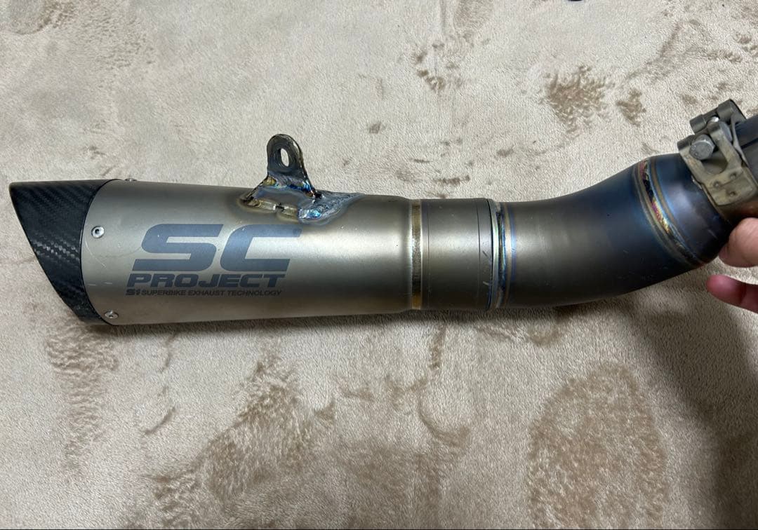 「おかき」ZX10R SC PROJECT S1 マフラー