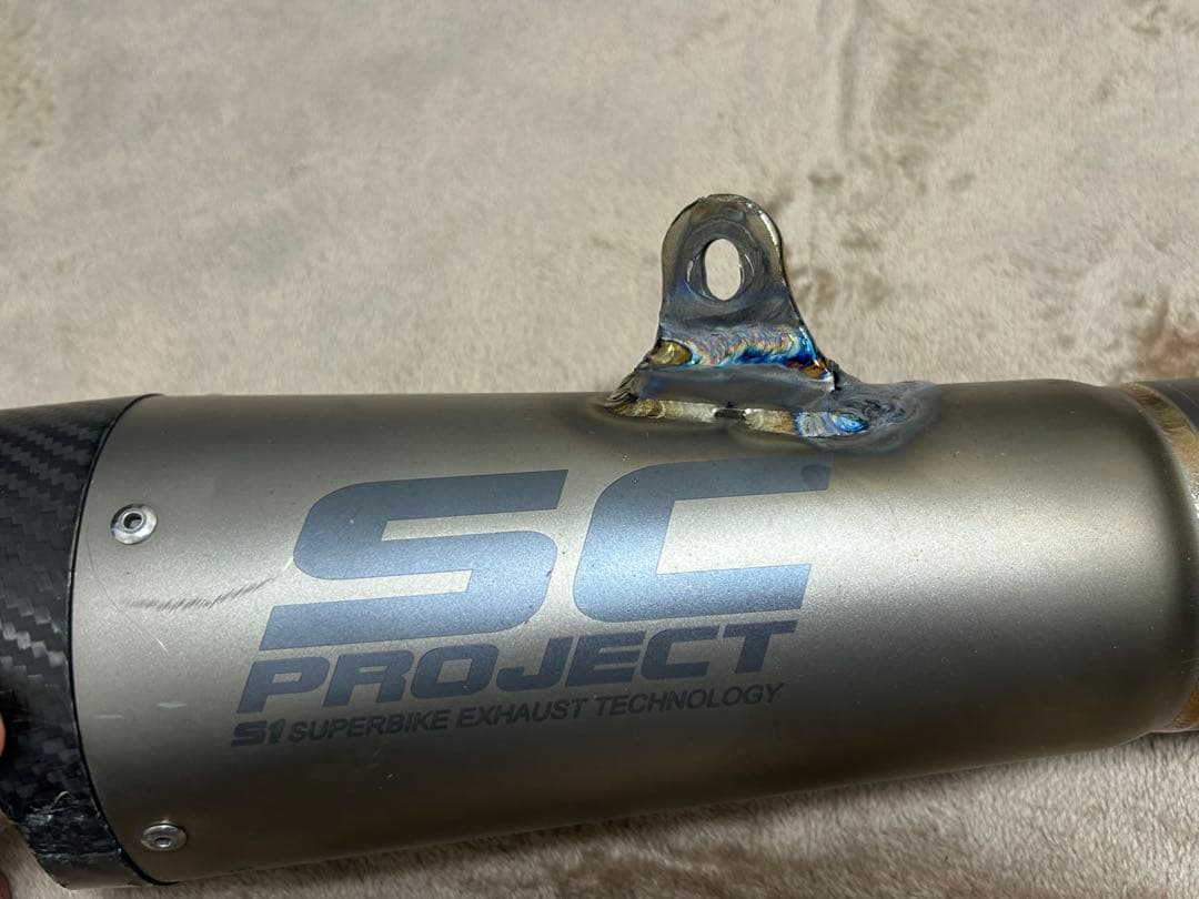 「おかき」ZX10R SC PROJECT S1 マフラー