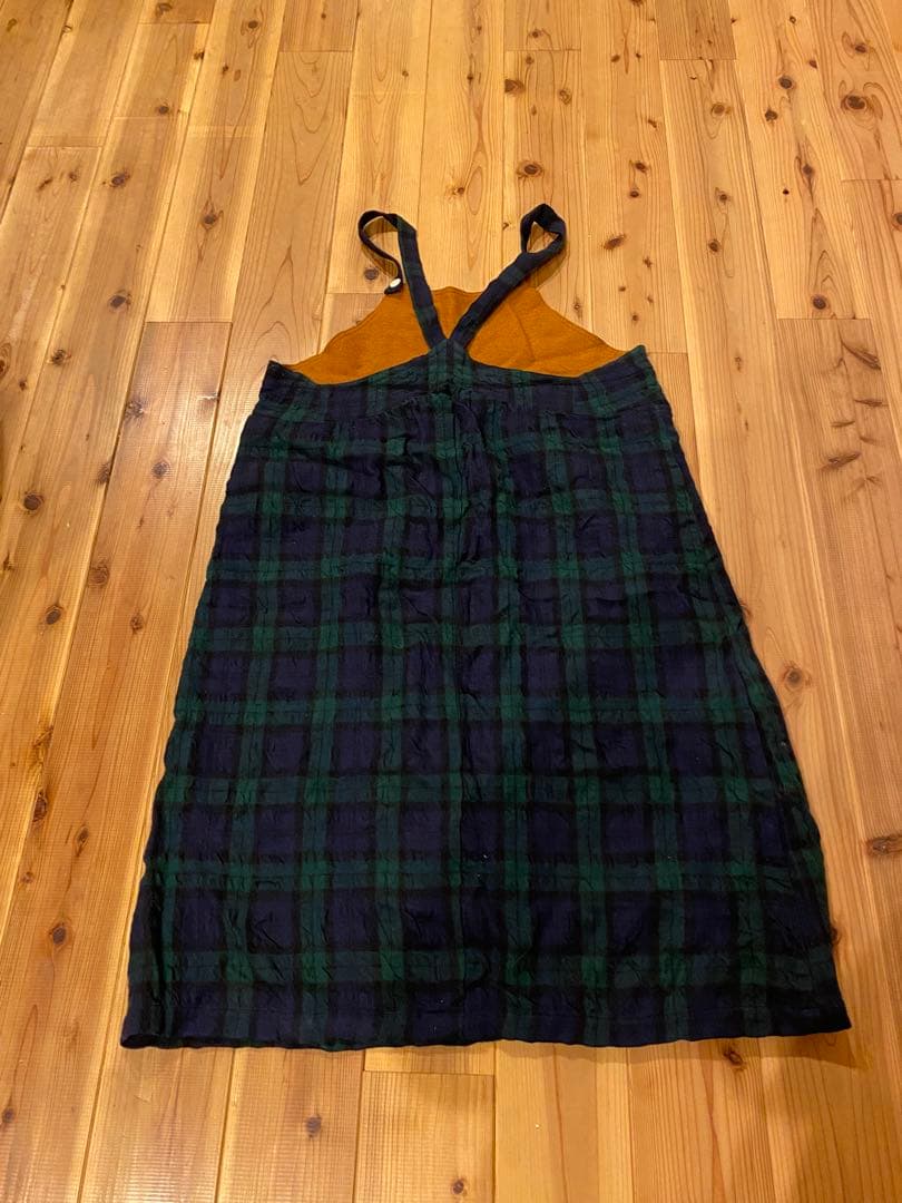 快晴堂タータンフォーエバーサロペットスカート　※お直しあり