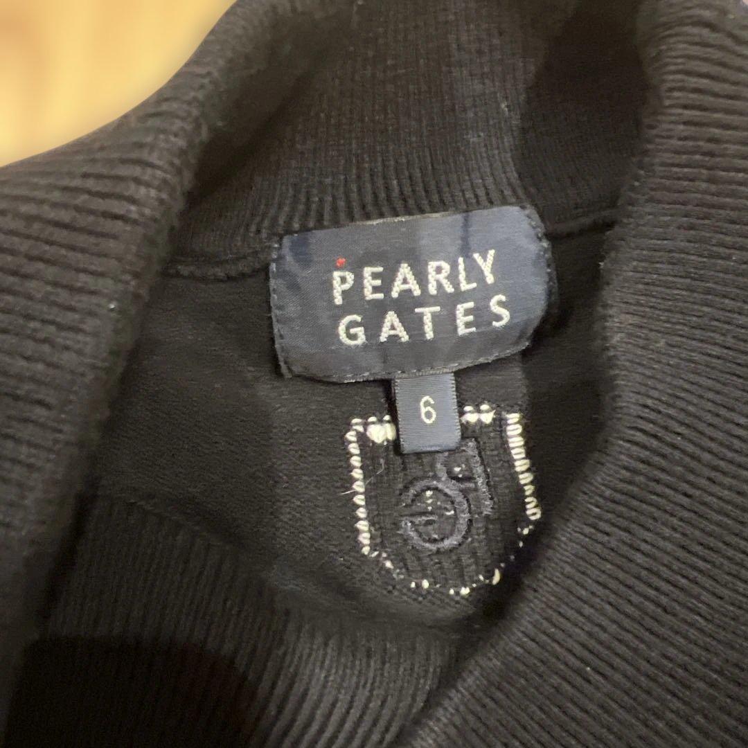 PEARLY GATES ブラック セーター サイズ6