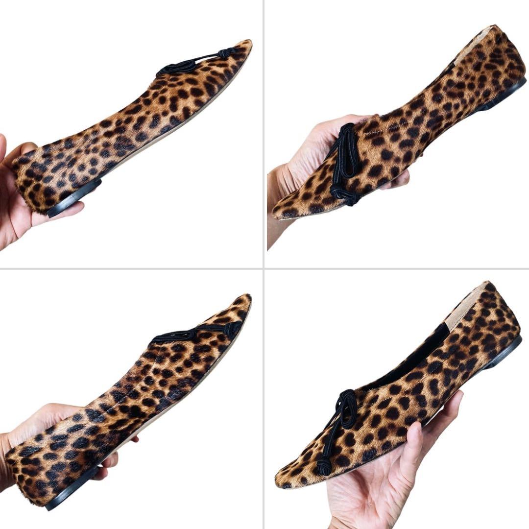 【GK Yu-miさま専用】PIPPICHIC ヒョウ柄 フラットシューズ 37