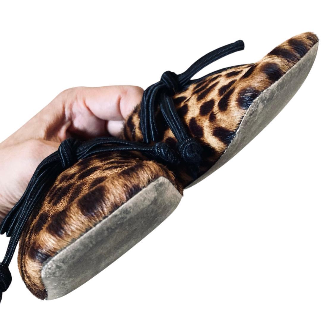 【GK Yu-miさま専用】PIPPICHIC ヒョウ柄 フラットシューズ 37