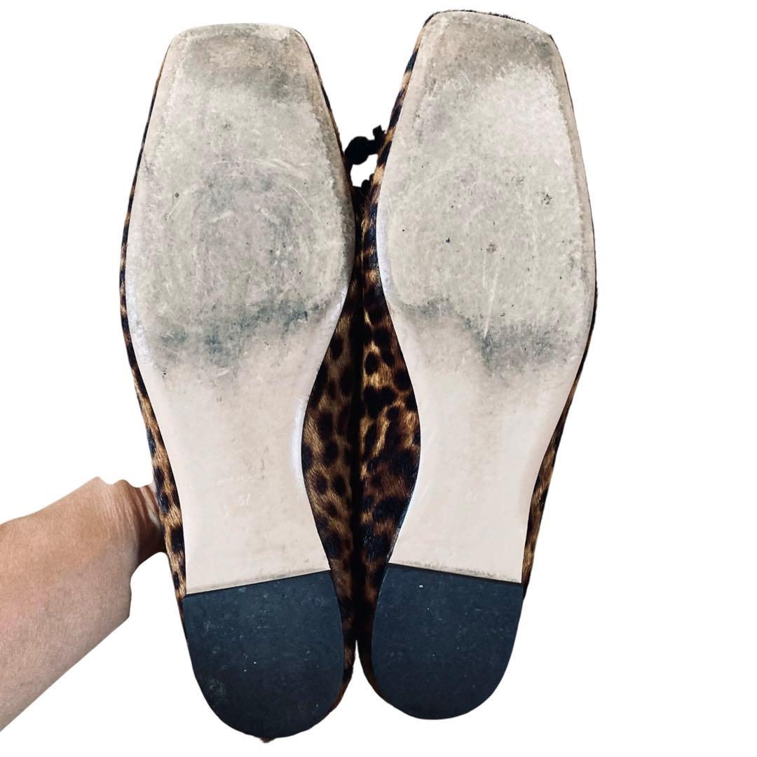 【GK Yu-miさま専用】PIPPICHIC ヒョウ柄 フラットシューズ 37