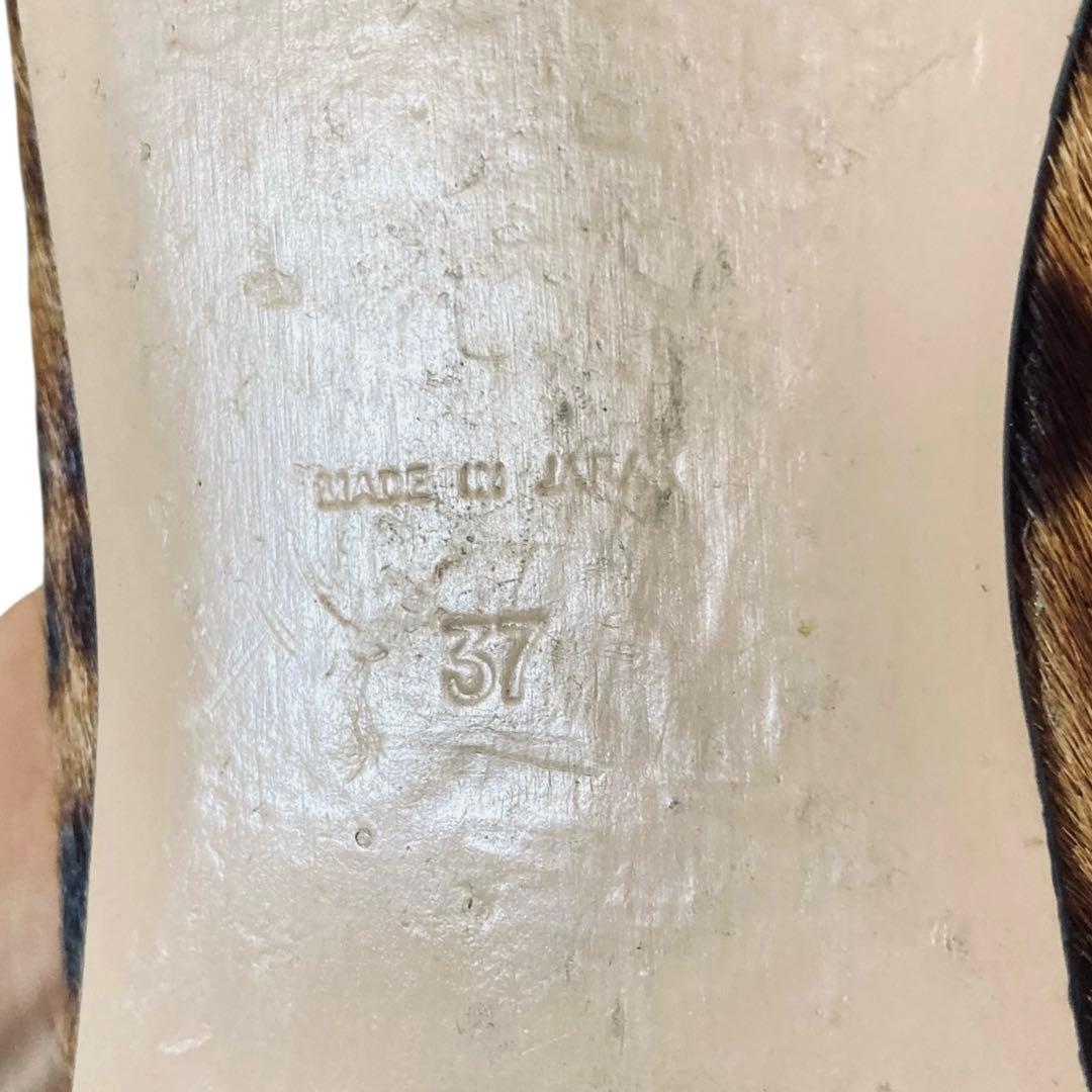 【GK Yu-miさま専用】PIPPICHIC ヒョウ柄 フラットシューズ 37