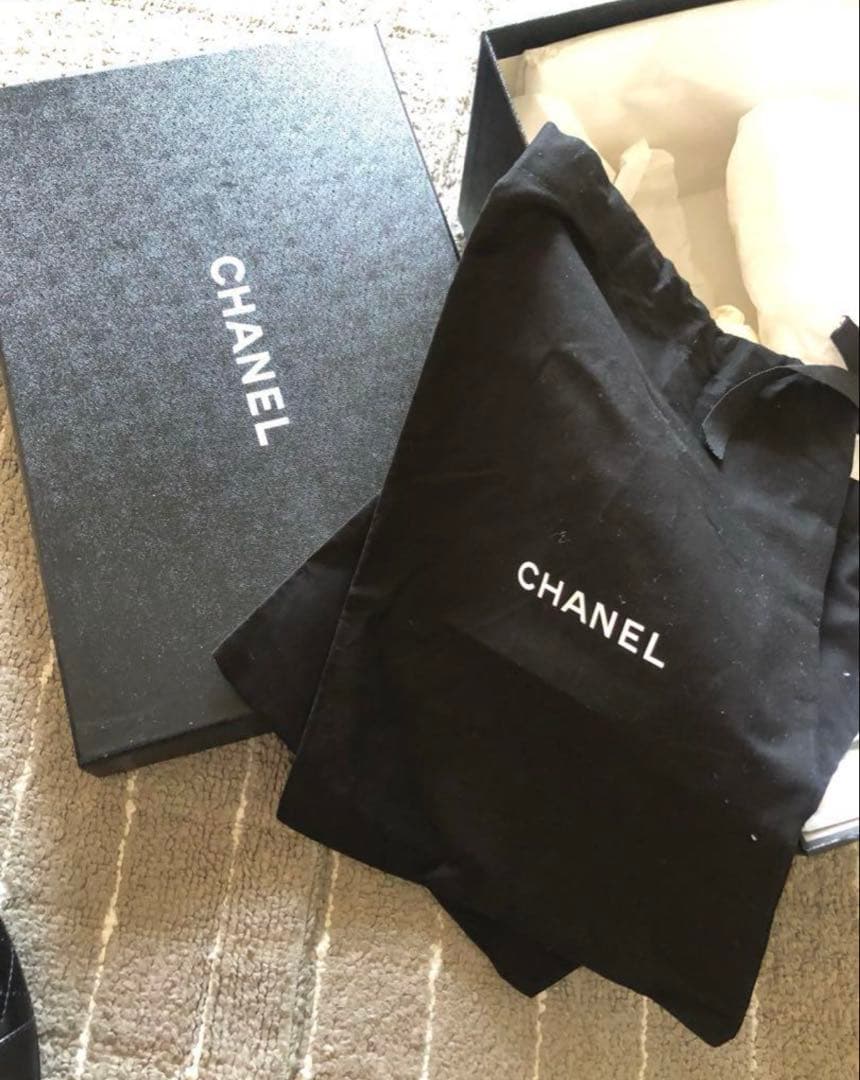 値下げ不可CHANEL バレリーナ 39 エイジドカーフ　美品　キルティング