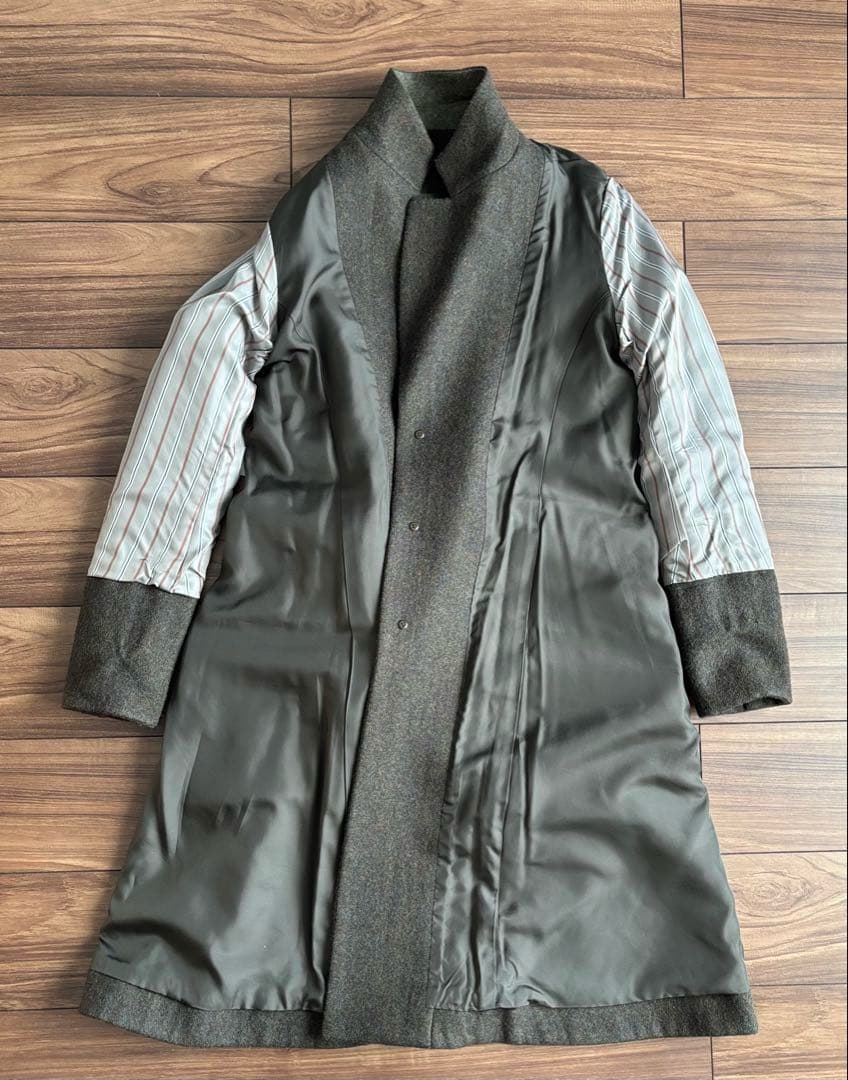 Yohji Yamamoto ヨウジヤマモト ウール ロング チェスター コート