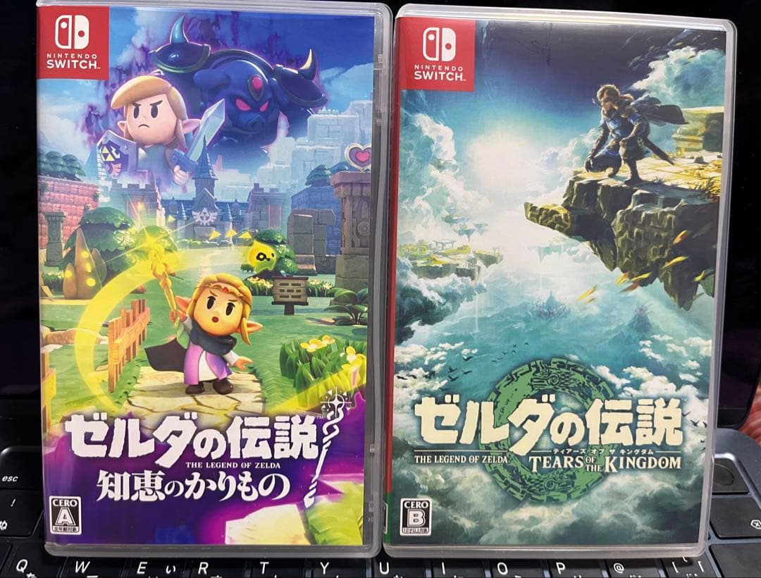 Switchソフト ゼルダの伝説2本セット売り