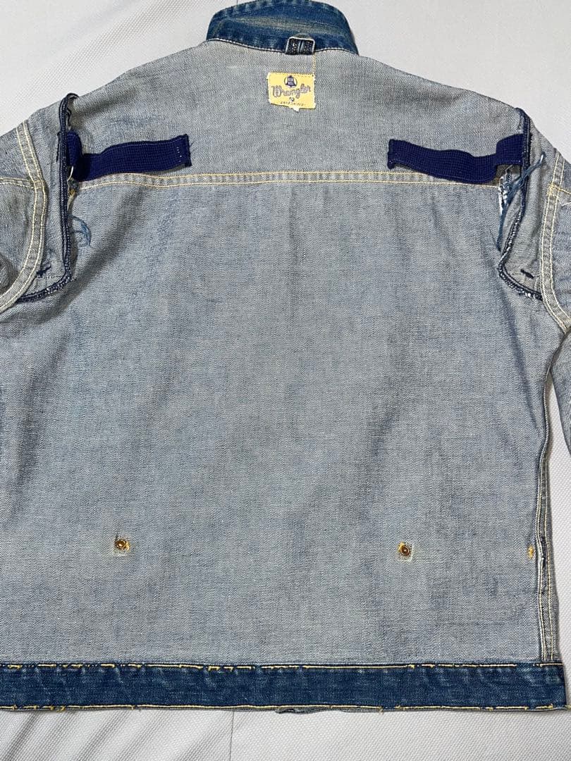 50s Wrangler 希少 111mj 縦ベル size42デニムジャケット