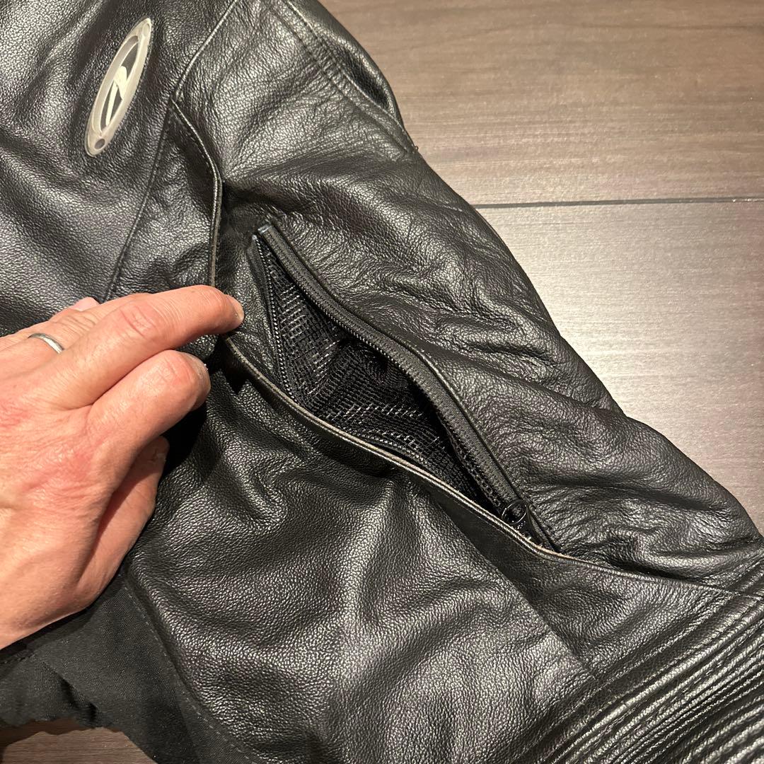 ラフアンドロード　レザーパンツ ブラック