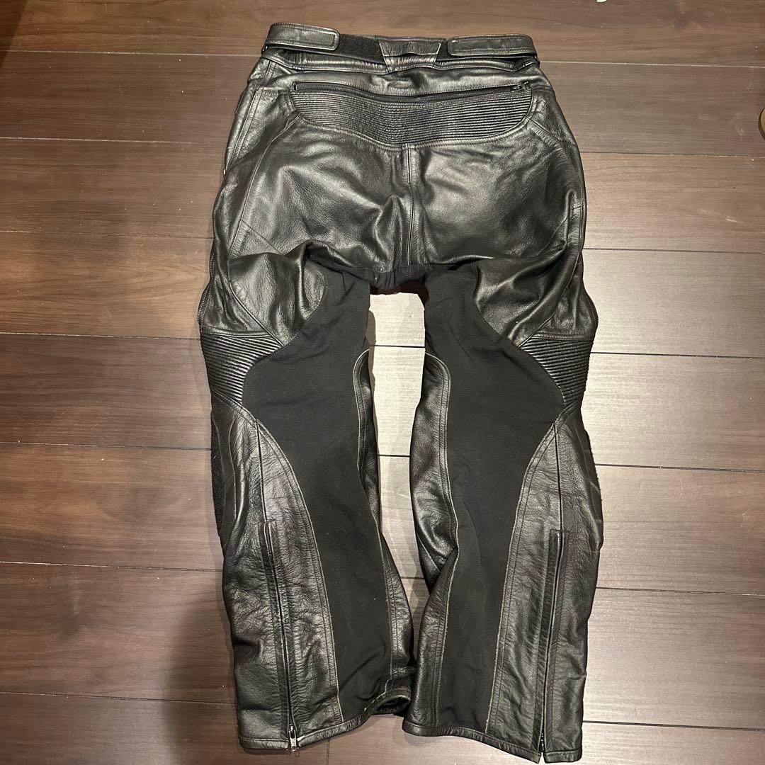 ラフアンドロード　レザーパンツ ブラック