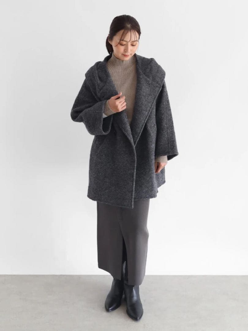 新品タグ付き clove 圧縮ウールフードコート 福袋 ヤマダヤ クローヴ 完売