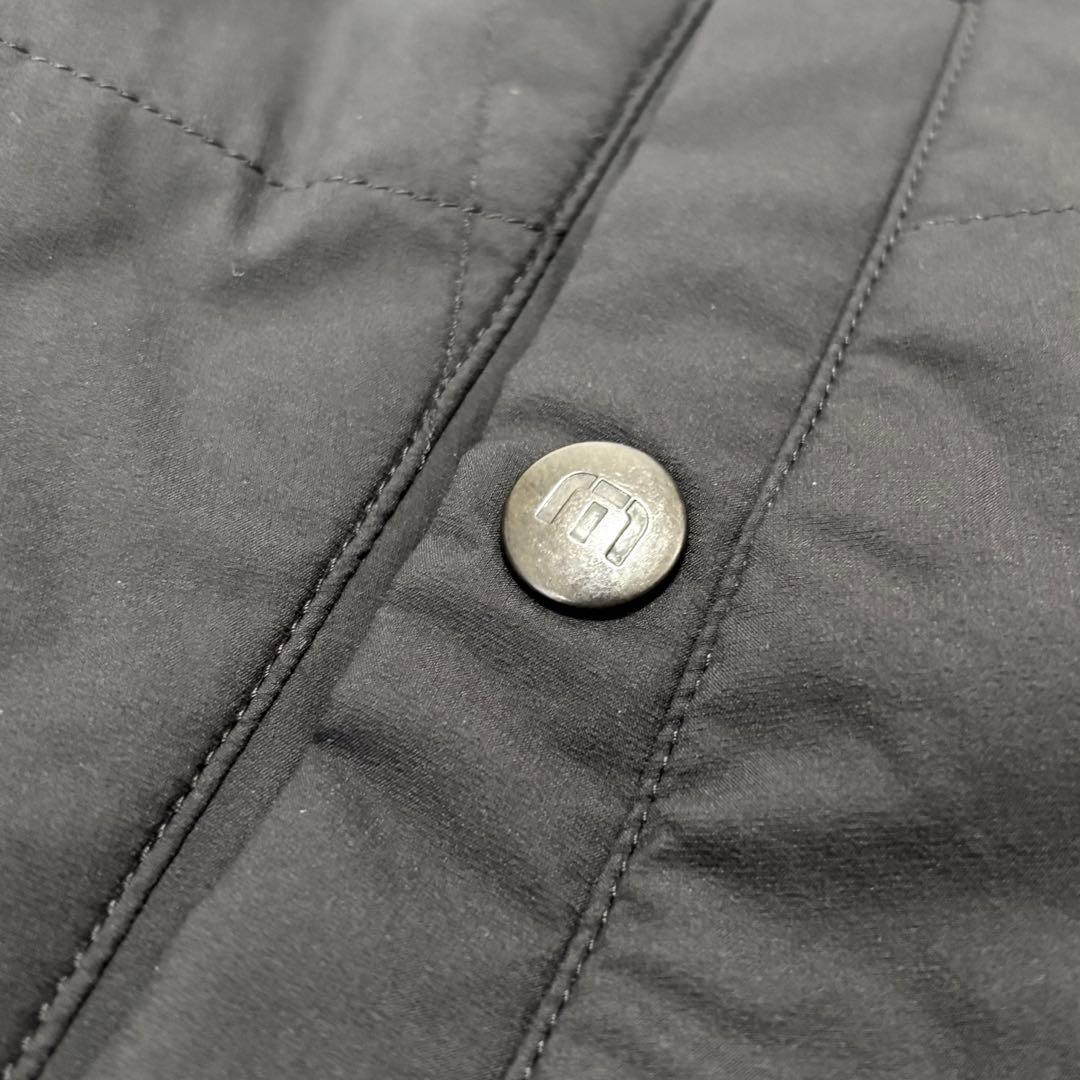 TravisMathew トラヴィスマシュー 中綿ダウンジップベスト 黒 XL