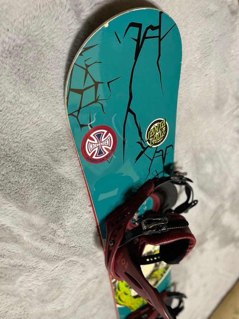 サンタクルーズ　スノーボード　ロブツー　151cm 2点セット