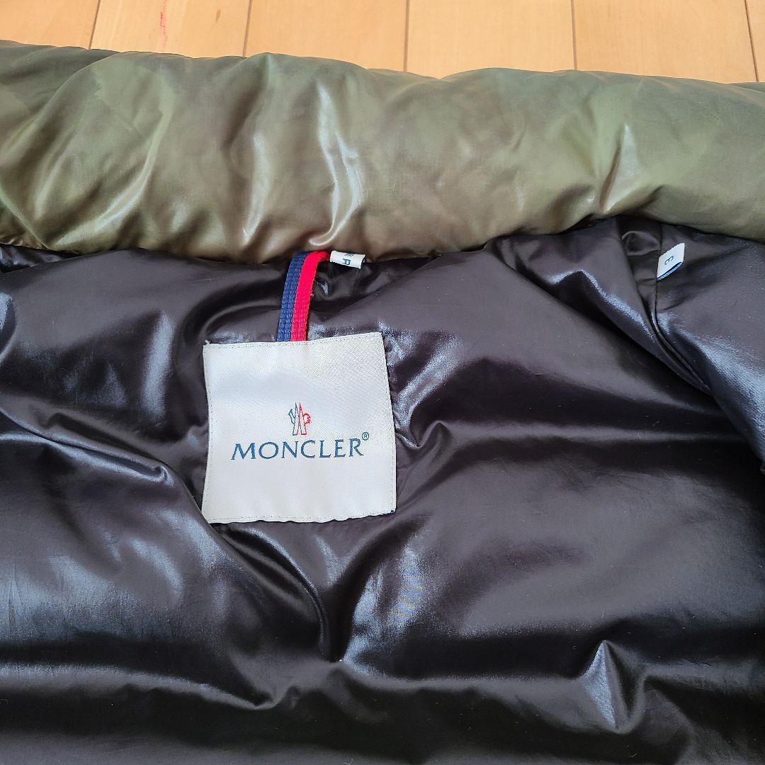 正規品　MONCLER オリーブ ダウンベスト　３