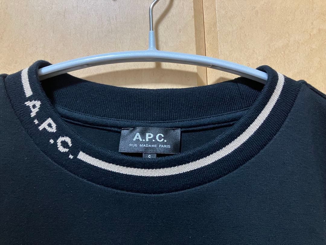 A.P.C. EARL スウェットシャツ ブラック S