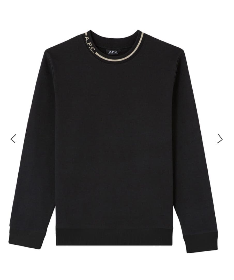 A.P.C. EARL スウェットシャツ ブラック S