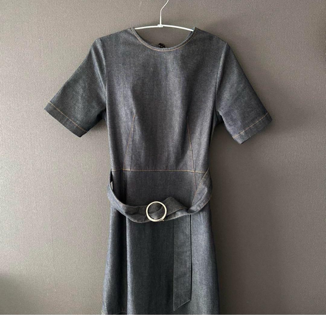 値下げ　allureville マーメイドデニムワンピース