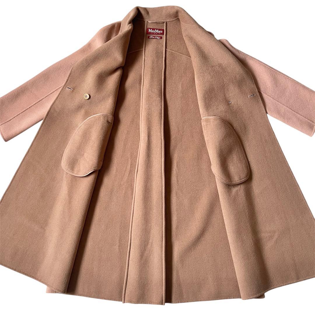 極美品✨マックスマーラ ロングコート クチートアマーノ アンゴラ 着丈111cm
