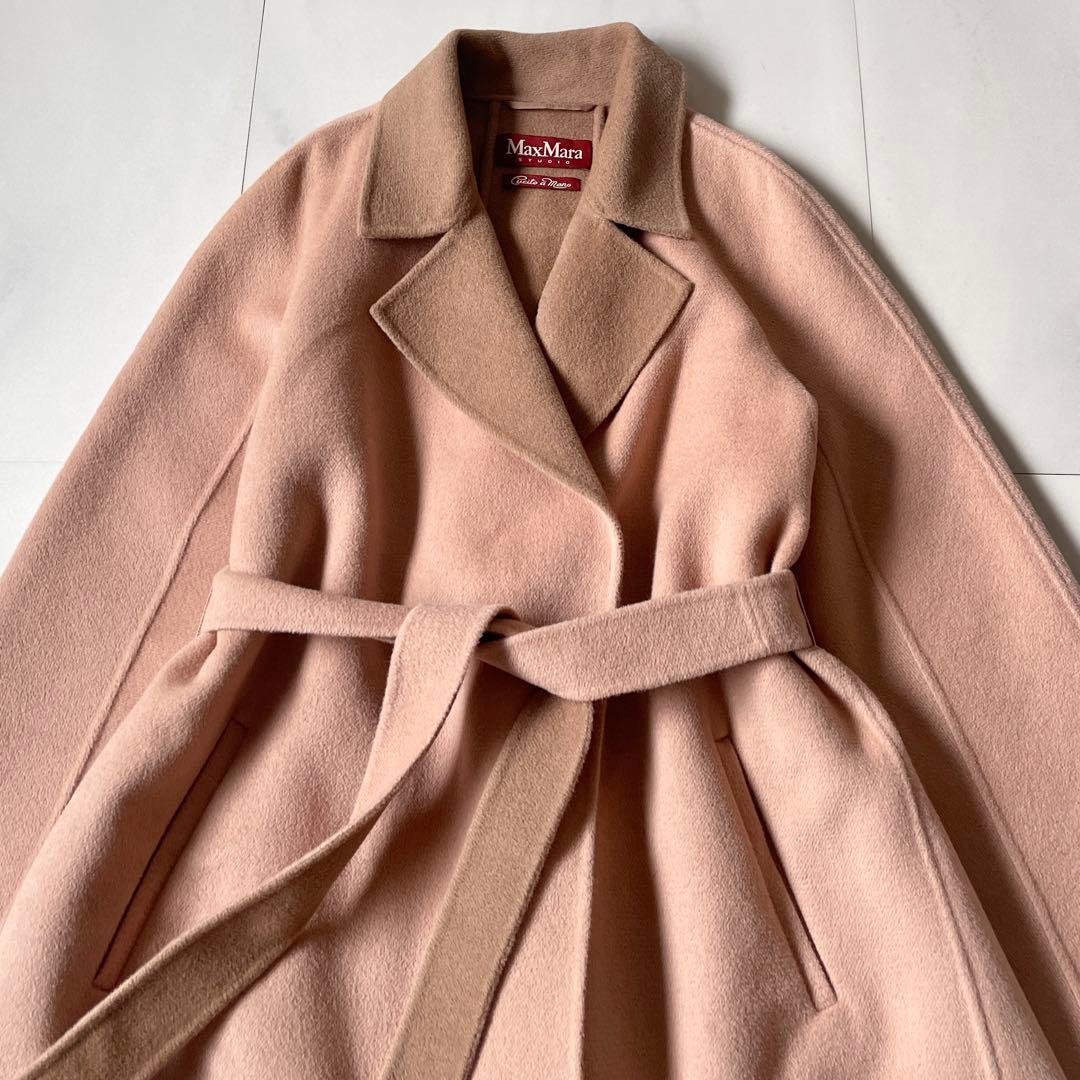 極美品✨マックスマーラ ロングコート クチートアマーノ アンゴラ 着丈111cm