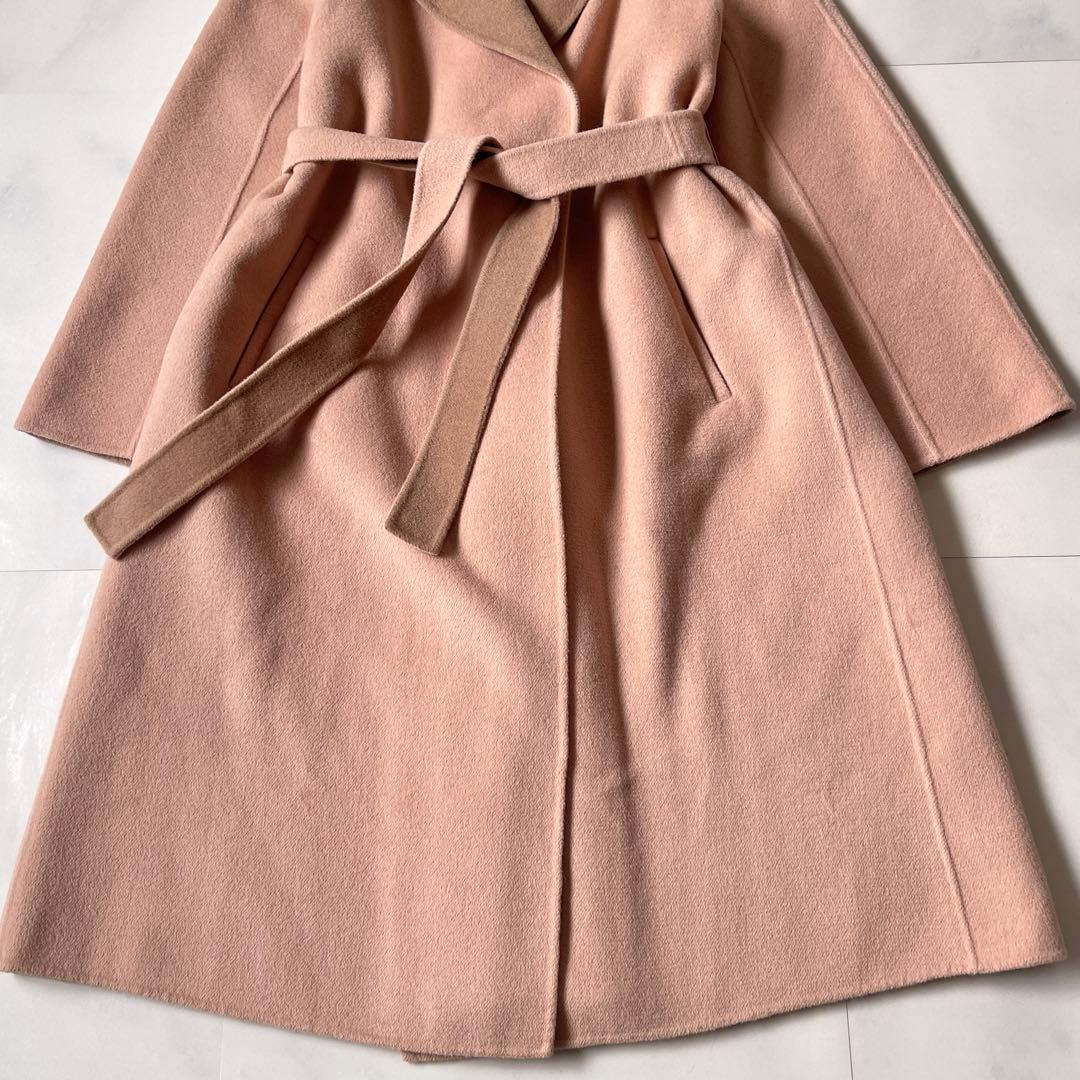 極美品✨マックスマーラ ロングコート クチートアマーノ アンゴラ 着丈111cm