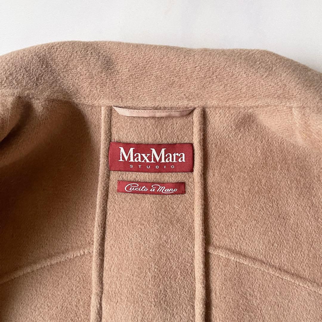 極美品✨マックスマーラ ロングコート クチートアマーノ アンゴラ 着丈111cm
