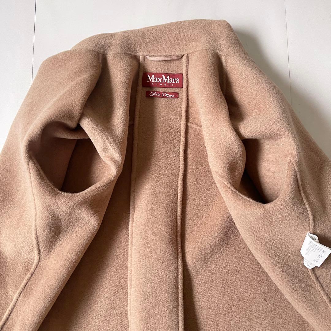 極美品✨マックスマーラ ロングコート クチートアマーノ アンゴラ 着丈111cm