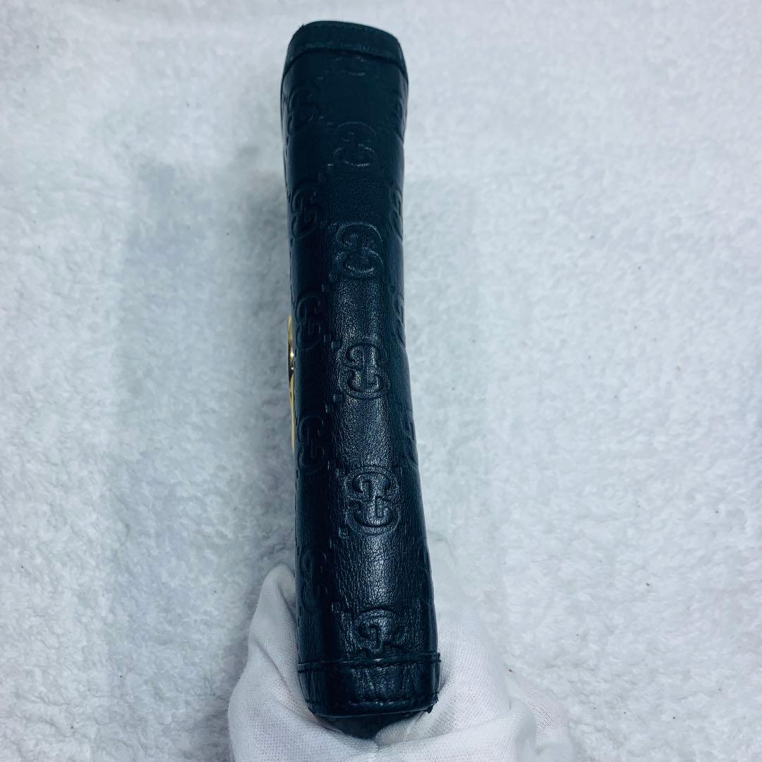 ⭐️GUCCI シマ　インターロッキング　L字ファスナー　ブラック　長財布