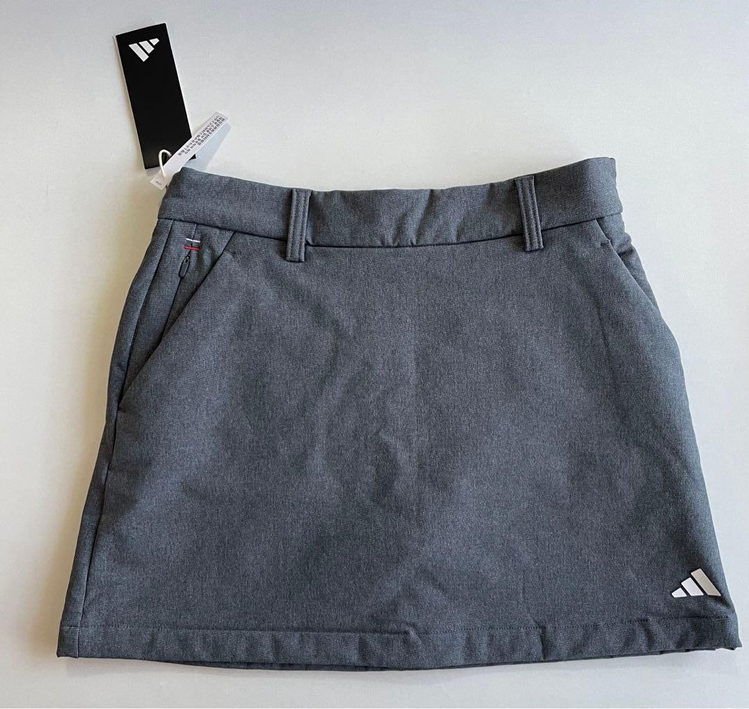 新品タグ付⛳️アディダスゴルフ　中綿ベスト＆裏起毛スカートセット　M