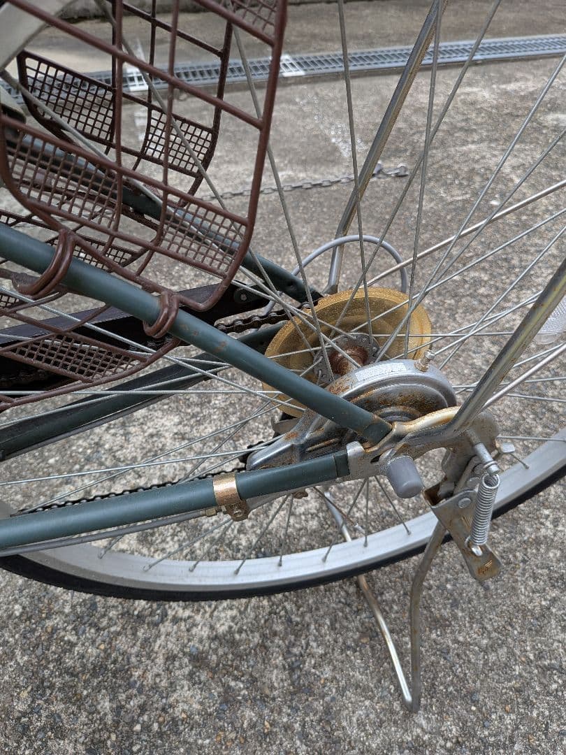 自転車　26インチ　京都市　変速　カゴ付
