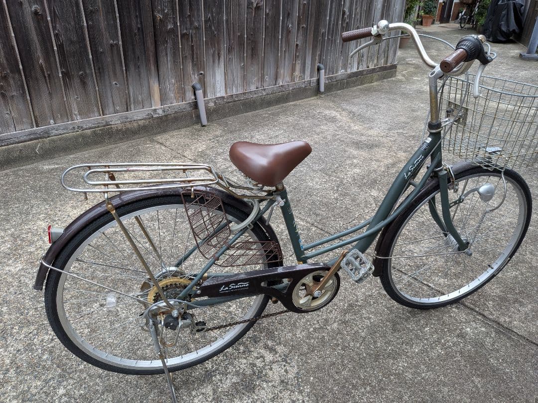 自転車　26インチ　京都市　変速　カゴ付