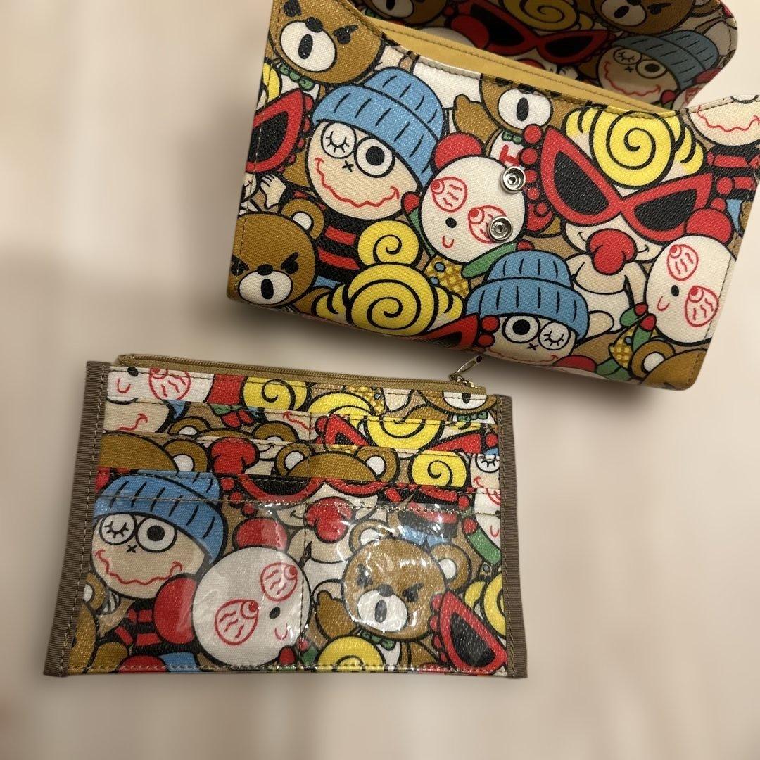 値下げ　ヒステリックミニ母子手帳ケース.通帳マルチケースヒスミニ総柄2点セット