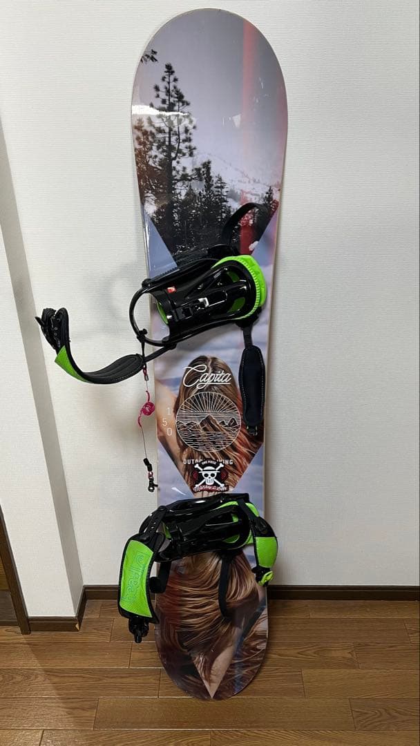 CAPITA　WildLIVe スノーボード150とビンディング、ケース