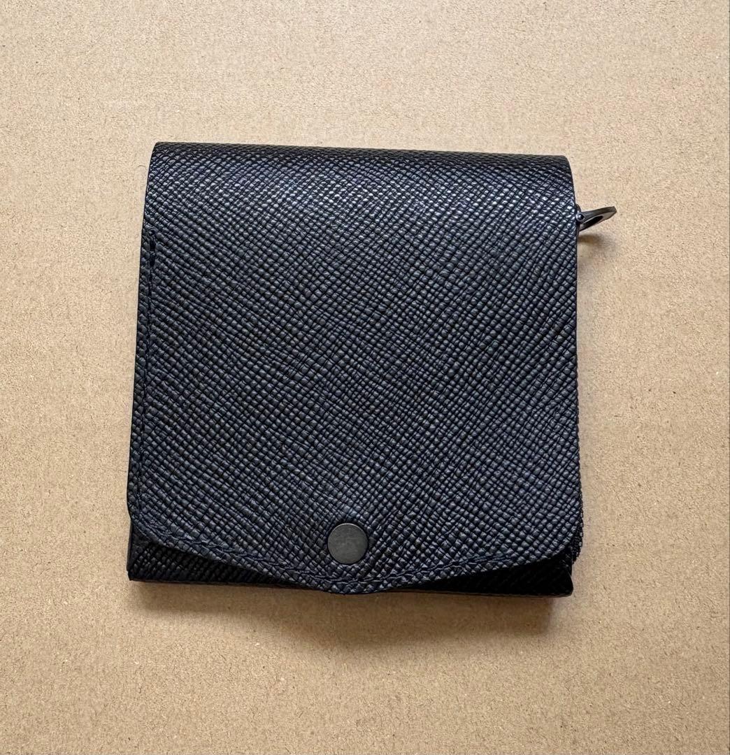 【ほぼ新品】SHIPS別注：MOKU ミニ財布 SAKU ver3ブラック