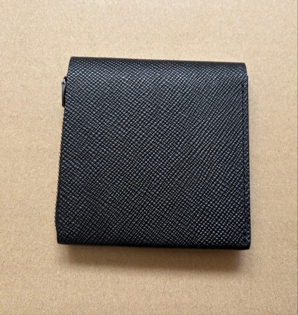 【ほぼ新品】SHIPS別注：MOKU ミニ財布 SAKU ver3ブラック