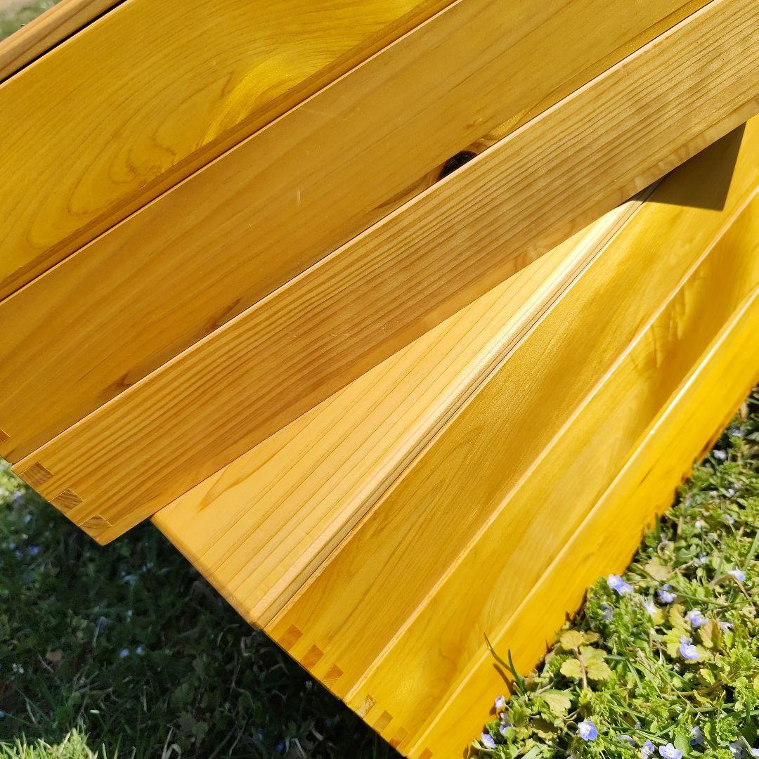 餅箱 ばんじゅう 木箱 3段×2個セット 古道具 昭和レトロ 3箱もろぶた