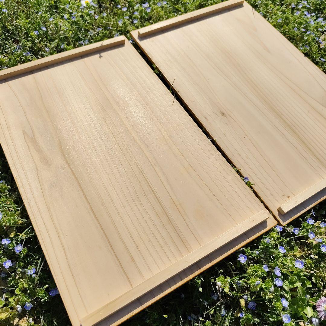 餅箱 ばんじゅう 木箱 3段×2個セット 古道具 昭和レトロ 3箱もろぶた