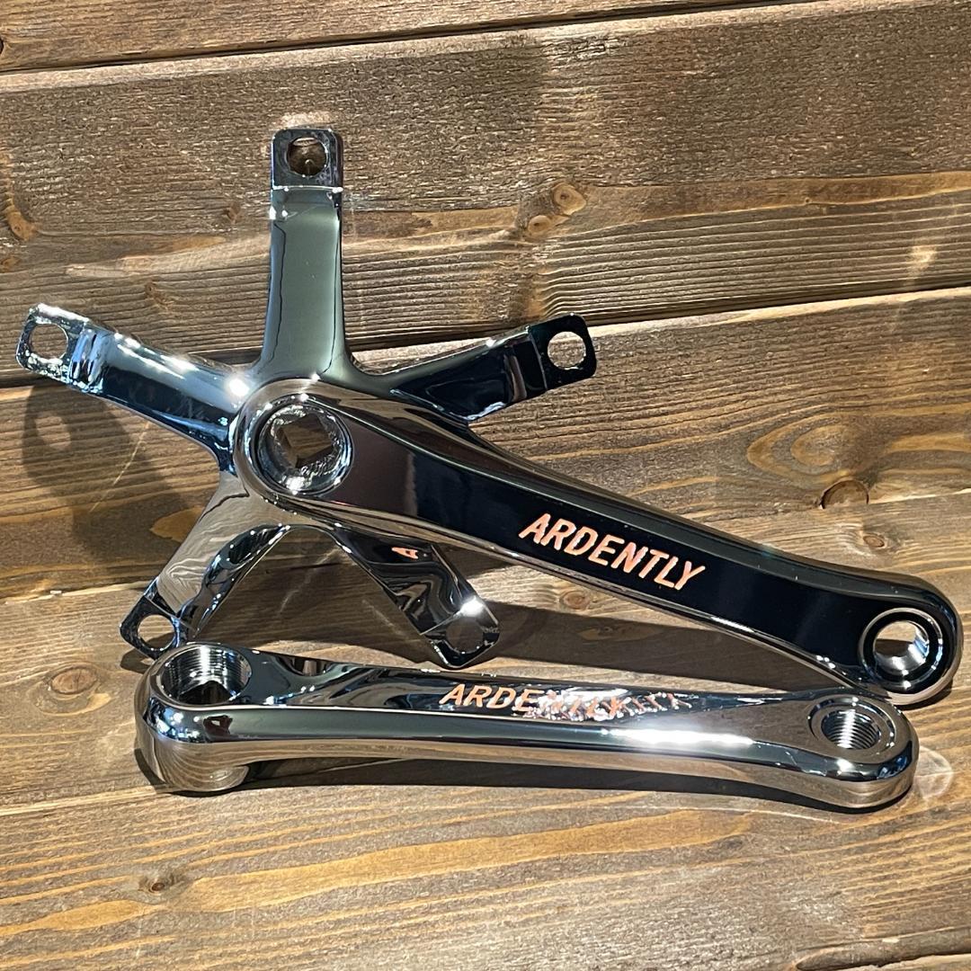 【新品】ARDENTRY ピスト用クランク ポリッシュ 165㎜ 144PCD