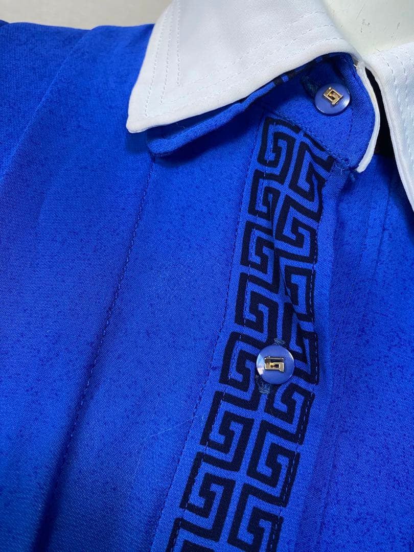 伊太利屋 イタリヤ vintage プリーツ ロングワンピース 虎 昭和レトロ