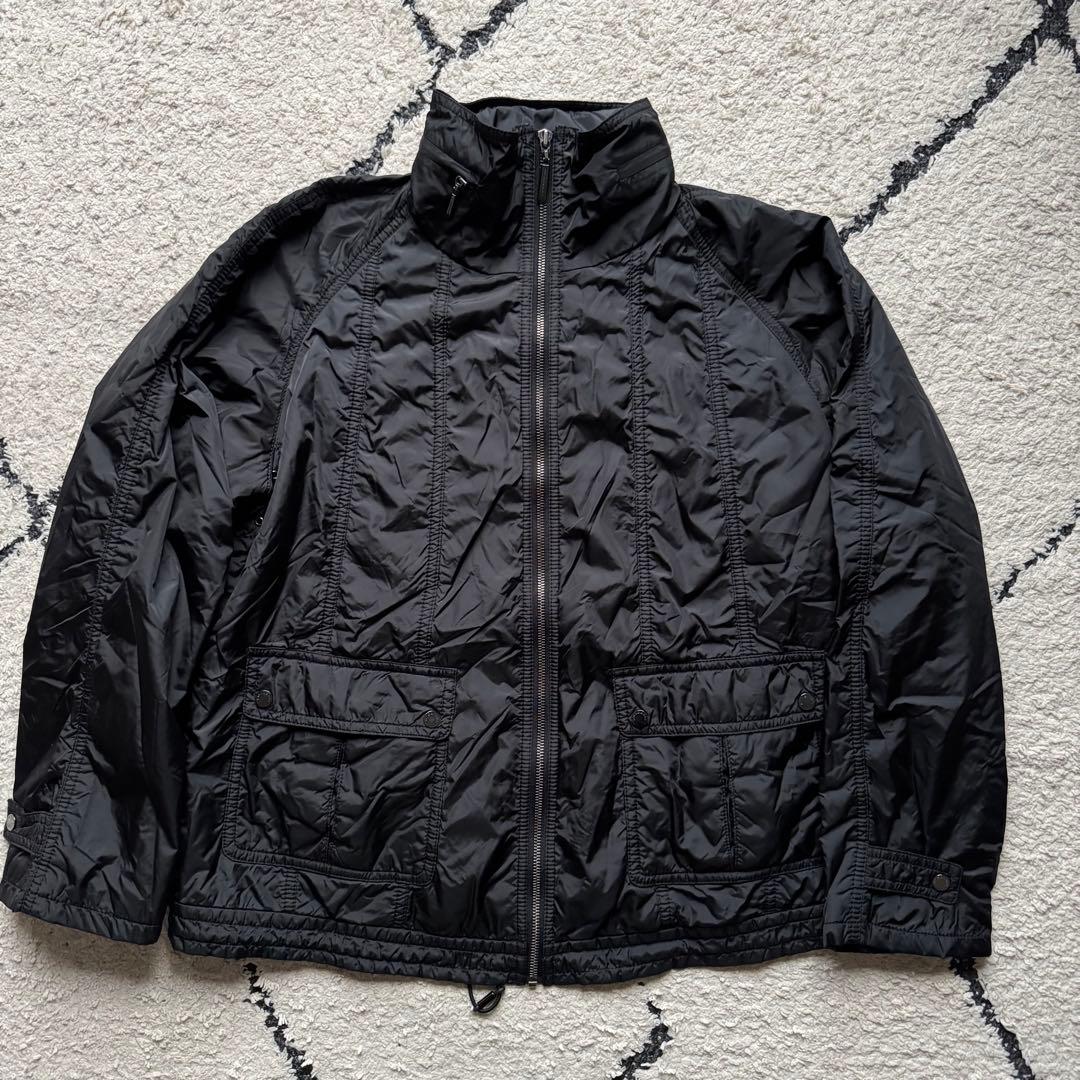美品　バーバリーロンドン　ナイロンジャケット　ノバチェック　ブラック　2way