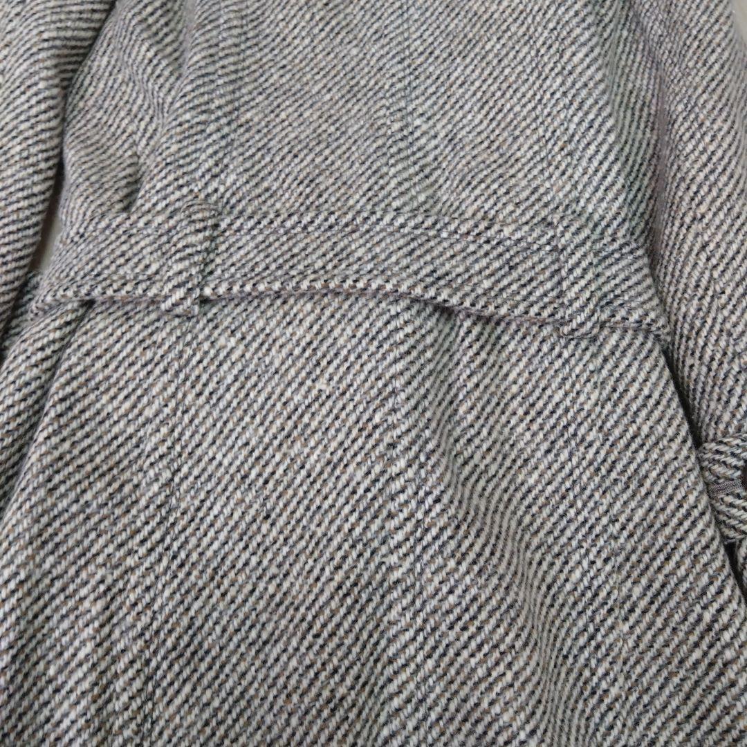 美品　バーバリーブルーレーベル　アンゴラ混　ツイードコート　Sサイズ　レディース