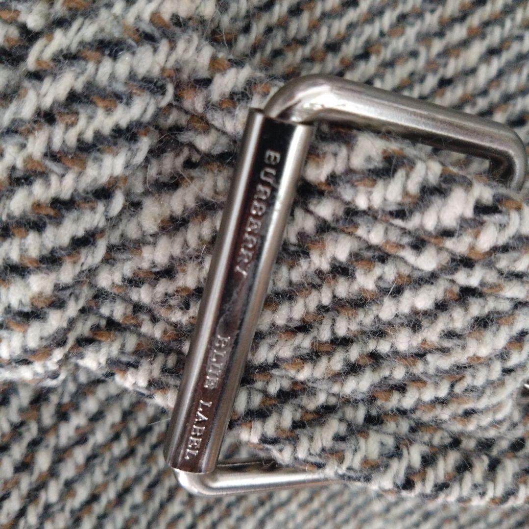 美品　バーバリーブルーレーベル　アンゴラ混　ツイードコート　Sサイズ　レディース