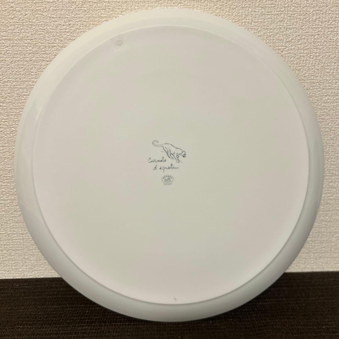 エルメス　赤道直下のスケッチ　タルトプレート　ディナープレート