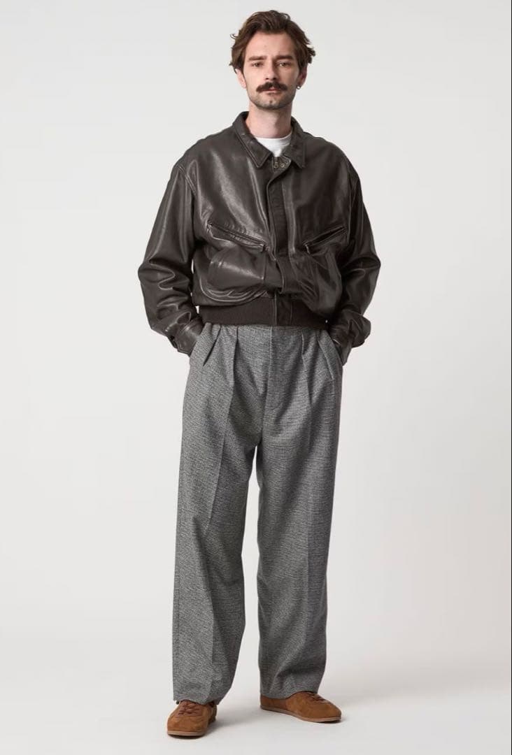 Steven Alan ハウンドトゥースチェックスラックス