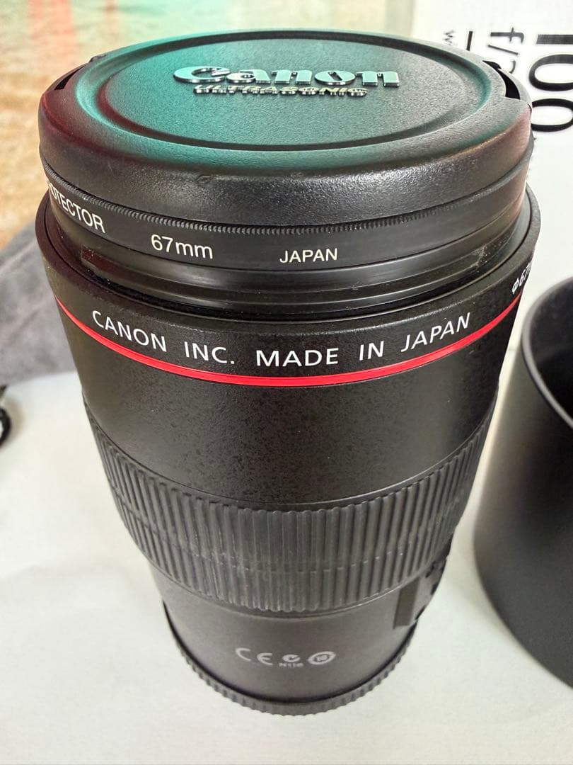 【美品】CANON/キャノン EF100mm F2.8L マクロ IS USM