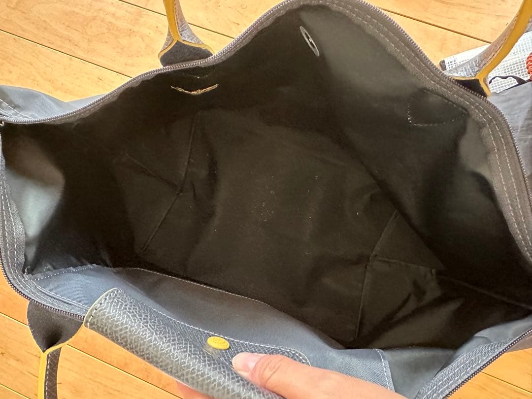 美品レアカラー　ロンシャン　Mサイズ　ハンドバッグ